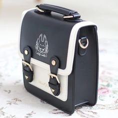 Ideal Ofidol | Bags | Ideal Ofidol Purse | Poshmark Black Kawaii Satchel Shoulder Bag, Goth Purses Handbags, Kawaii Goth Handbags, Black Satchel With Removable Pouch, Rectangular Shape, Black Satchel With Zipper Closure For On-the-go, Black Cream, Leather Material, Backpack Bags, Crossbody Bag