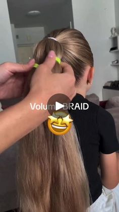 2.3M views · 32K reactions | 1756_volume braid 🔥🔥🔥 #hairstyle #hair #haircut #haircolor #hairstyles #beauty #reelvideo #reelsfb | Girl Hairsteyle | Girl Hairsteyle · Original audio Quick Braids, Braid Hairstyle, Long Bangs, Girl Haircuts, Hair Haircut, Great Hair, Up Hairstyles, Kids Hairstyles, Baby Hairstyles