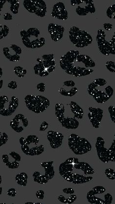 black and white leopard print wallpaper with stars