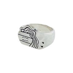 The Aquarius Ring. Part of our zodiac ring collection! Made from 100% recycled hallmarked 925 sterling silver. Aquarius Ring, Silver Packaging, The Aquarius, Zodiac Rings, Brighton Uk, Jewellery Brand, Ring Collection, Gold Piece, Recycled Silver