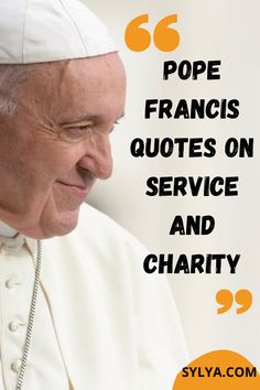 pope francis quote on service and charity