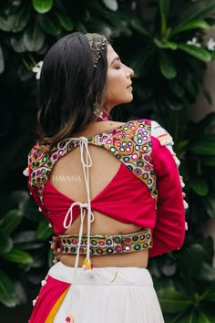 Navratri Blouse Designs, Navratri Blouse, Garba Outfit, Navratri Collection, Vibrant Fashion, Trendy Outfits Indian, New Saree Blouse Designs, Traditional Blouse Designs, Lehenga Designs Simple