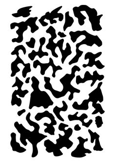 a black and white image of an animal print