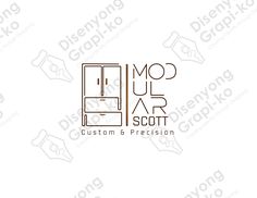 the logo for an art studio called mop u ar scott, which is located in front of a white background