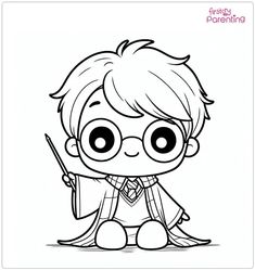 harry potter coloring pages for kids to print out and color on the page, it is easy