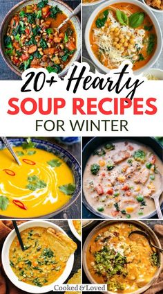 20 hearty soup recipes for winter