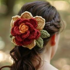 Crochet Flower Hair Accessories, Crochet Wig, Crochet Bedspread Pattern, Crochet Headband Pattern