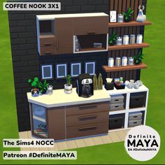 3x3 Room Ideas, Sims4 Kitchen