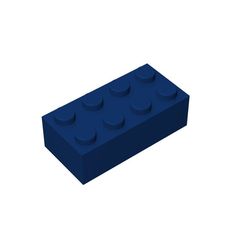 an image of a blue lego block on a white background