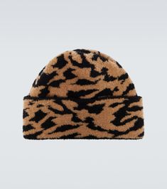 Top off your cold-weather edit with the Nella beanie from Nanushka. It's knitted from a compact blouce wool blend with a tiger stripe pattern. | Nanushka Nella wool-blend beanie Unique Beanies, Clothing Png, Alphabet Patterns, Cross Stitch Alphabet Patterns, Funky Hats, Pretty Hats, Simple Fall Outfits, Cross Stitch Alphabet, Hat Collection