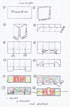 some diagrams for how to make a box