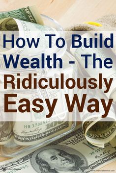 money with the title how to build a health - the ridiculous easy way