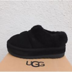 Ugg Black Tazzlita Tazz Platform Slippers Tazz Slippers Black, Ugg Black, Platform Slippers, Womens Uggs, Ugg Shoes, Shoes Black, Black Shoes, Slippers, Women Shoes