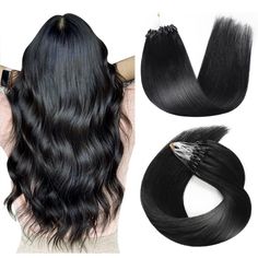 Microloop Humans Human Hair Extensions Brand New This Is A Pack Of 3 Same Color -Jet Black 1# 14” 50 Strands 40g 16” 50 Strands/40g 18” 50 Stands /50g $120 Value Ref 16 Hair Extension Lengths, Microlink Hair Extensions, Micro Loop Hair Extensions, Micro Bead Hair Extensions, Micro Link, Hair 50, Hair Extension Brands, Fusion Hair, Real Human Hair Extensions