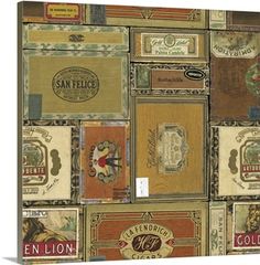 an assortment of different types of wine labels on a wallpapered surface with the words san felicio written in cursive