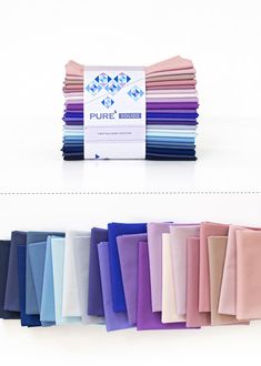 the different colors of cloths are shown in this image and on the same page