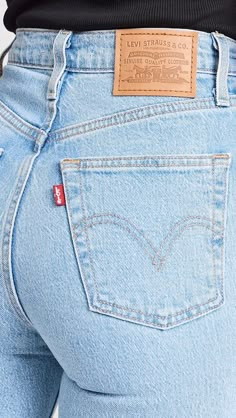 Levi's Ribcage Full Length Jeans | Shopbop Best Levis Jeans For Women, Levis Jeans Women, Hot Levi, Levi Bootcut Jeans, Levi's Ribcage, Job Clothes, Levis Bootcut, Levis Outfit, Levis Ribcage