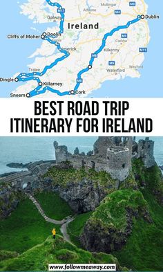 the best road trip itinerary for ireland is to go on one or more