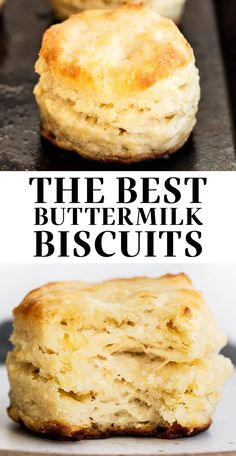 the best buttermik biscuits recipe is made with only three ingredients and it's so easy to make