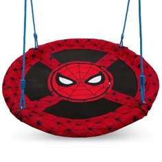 a spider - man swing that is hanging from the ceiling