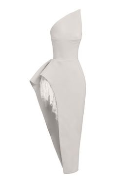 Sangjit Dress, Structured Fashion, All White Outfit, Arab Fashion, Illustration Fashion Design, Fashion Attire, White Midi Dress, Skirt Design, Ruched Dress