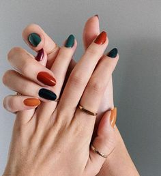 Thanksgiving Nails, Nail Swag, Fall Nail Art, Short Nail Designs, Gel Nail Art, Nail Polishes, Trendy Nails