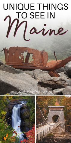 If you're taking a family vacation or quiet romantic weekend getaway to Maine, we put together an epic travel list of things to do in Maine that are more off the beaten path and unique. A perfect list of places to visit in the Summer, Fall, Winter or Spring. From state parks and waterfalls to shipwrecks and rocky islands off the mainland. Don't forget Stephen King's house if you're a fan! Plus so much more! Put Maine on your travel destination bucket list! Maine Travel