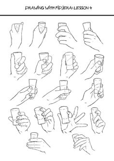 hand gestures for drawing with pencil