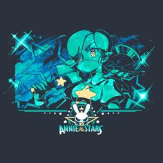 The Skullgirls Annie of the Stars T-Shirt artwork by Eighty Sixed Skullgirls Poster, Annie Skullgirls Art, Annie Skullgirls, Skullgirls Fanart, Anime Master, Human Flag, Skull Girls, Jojo's Bizarre Adventure Anime, Games For Girls