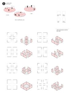 the diagram shows how many different shapes can be seen in this image, including squares and rectangles