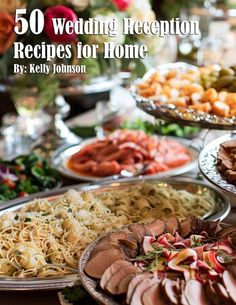 a table filled with lots of different types of food on top of plates and bowls