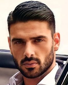 Mens Combover Hairstyles, Italian Beard Style, Italian Men Hairstyle, Italian Hairstyles Men, Italian Haircut, Classic Hairstyles For Men, Gentleman Style Haircut, Gentleman Hairstyle, Mens Haircuts Thick Hair