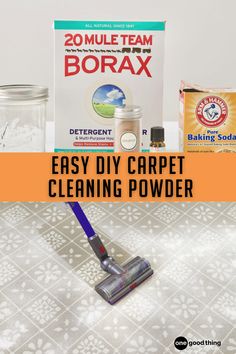 the easy diy carpet cleaning powder and cleaner