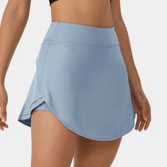 Nwt Halara Dusty Blue Pickleball/ Tennis Skirt. Size Small Drawstring Waist Blue Tennis Bottoms With Built-in Shorts, Blue Casual Swim Skirt For Sports, Blue Casual Sports Swim Skirt, Blue Swim Skirt For Sports, Blue Sports Swim Skirt, Blue Tennis Skort For Summer, Blue Tennis Skort For Spring, Casual Blue Sports Skort, Blue Stretch Workout Skirt