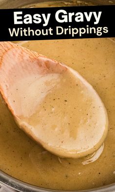 Turkey Gravy Without Drippings How To Make Jarred Gravy Better, No Drippings Gravy, Best Gravy For Turkey, Easy Turkey Gravy Without Drippings, Gravy Recipes For Thanksgiving, How To Make Turkey Gravy, Gravy Recipe No Drippings, Gravy Recipe Easy