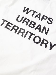 WTAPS® is known for its graphics – they've been core to the brand's collections since the mid-1990s. Printed with it's 'Urban Territory' slogan, this tee is cut for a slightly loose fit from cotton-jersey. Luxury Sneakers, Loungewear Shorts, Short Suit, Classic Sneakers, T Shirt For Men, Mr Porter, Lace Boots, Lightweight Jacket, Trending Shoes