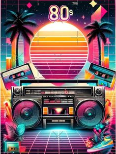 Camiseta clásica con la obra «Radio casete retro años 80» de FusiTink 80s Music Wallpaper, 80s Illustration, 80s Disco Party, 1980s Background, 80s Themed Wallpaper, 80's 90's Background, 80s Invitation Template Free, 80s Birthday Parties, Mr. Love