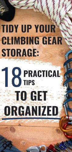 Are you wondering how to organize your bouldering and climbing gear? Whether you'd like to build a climbing gear closet, dedicate a whole room to your stuff or store your climbing equipment in the car, here are 18 useful ideas to help you get organized. Gear Closet, Rock Climbing Gym, Climbing Equipment, Gear Storage, Outdoor Adventure Gear, Useful Ideas