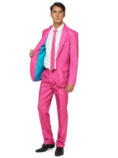 PRICES MAY VARY. SOLID PINK: Do you like to stand out from the crowd? In these fun clothes you'll definitely do. This pink suit for men is your go-to outfit for several occasions, like a bachelor party, a prom, a festival and carnival. Dress to impress! CHECK YOUR SIZE: Our suits are outstanding in any situation, so make sure to measure yourself! You don't want to ruin the party with a small suit, do you? Check the measure guide within the images and make sure you receive a size that suits you! 80s Prom Men, Mens Prom Suits, Outfit For Halloween Party, Pink Suit Men, Jungle Fashion, Pink Halloween Costumes, Outfit For Halloween, Prom Men, Prom Suits For Men