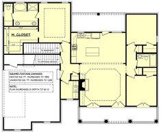 the first floor plan for a house