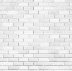 a white brick wall is shown with no bricks