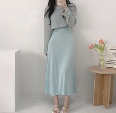 Modesty Fashion, Feminine Outfit, Fashion Design Clothes, Business Casual Outfits, Elegant Outfit, Asian Fashion