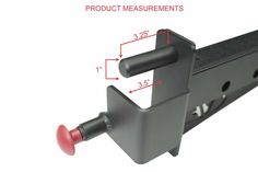 an image of a tool holder with measurements