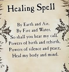 Strength Spells Witchcraft, Spell For Good Health, Healing Spells For Others Health, Wicca Recipes, Healing Magic