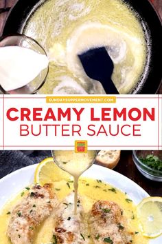 Lemon Sauce For Salmon, Creamy Sauce For Fish, Lemon Butter Sauce Pasta, Creamy Lemon Butter Sauce, Garlic Lemon Butter Sauce, Pasta And Veggies, Butter Sauce For Pasta, Best Sauce Recipe, Beach Recipes