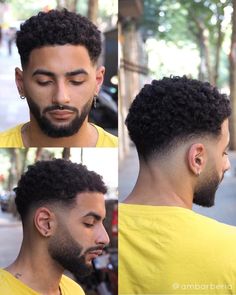 Haircuts For Biracial Men, Short Curly Hair Men Black, Black Male Hairstyles, Afro Hair Fade, Afro Fade Haircut, Black Men Curly Hairstyles, Male Haircut, Curly Hairstyles For Men