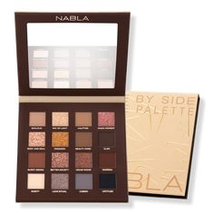 Side By Side Palette - NABLA | Ulta Beauty Italian Makeup, Nabla Cosmetics, Nude Palette, Neutral Eyeshadow, Beauty Mark, Cool Mirrors, Makeup Brands, Makeup Palette, Eyeshadow Looks