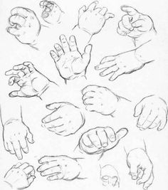 several hands are arranged in the shape of a circle, and each hand has five fingers