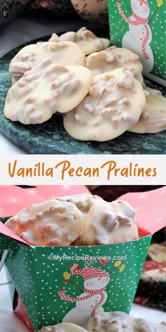 vanilla pecan pralies are the perfect treat for christmas