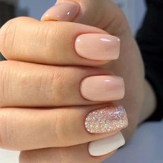 Nails Design For Short Nails, Natural Square Nails, Design For Short Nails, Square Nails Design, Square Nail Designs, Young Nails, Nail Envy, Manicure Ideas, Short Acrylic Nails Designs